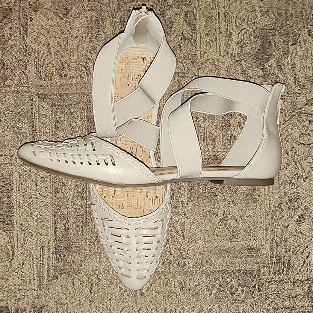🎉HP🎉 Paros Cream Gladiator Sandals